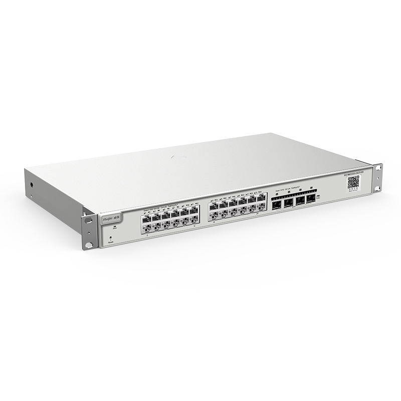 Ruijie/銳捷 睿易網絡 RG-NBS3200-24GT4XS 企業級24口千兆二層網管交換機 帶4個萬兆SFP光口